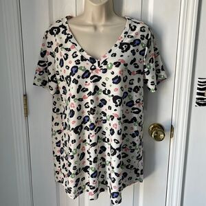 Colorful Leopard blouse